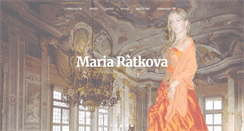 Desktop Screenshot of mariaratkova.net